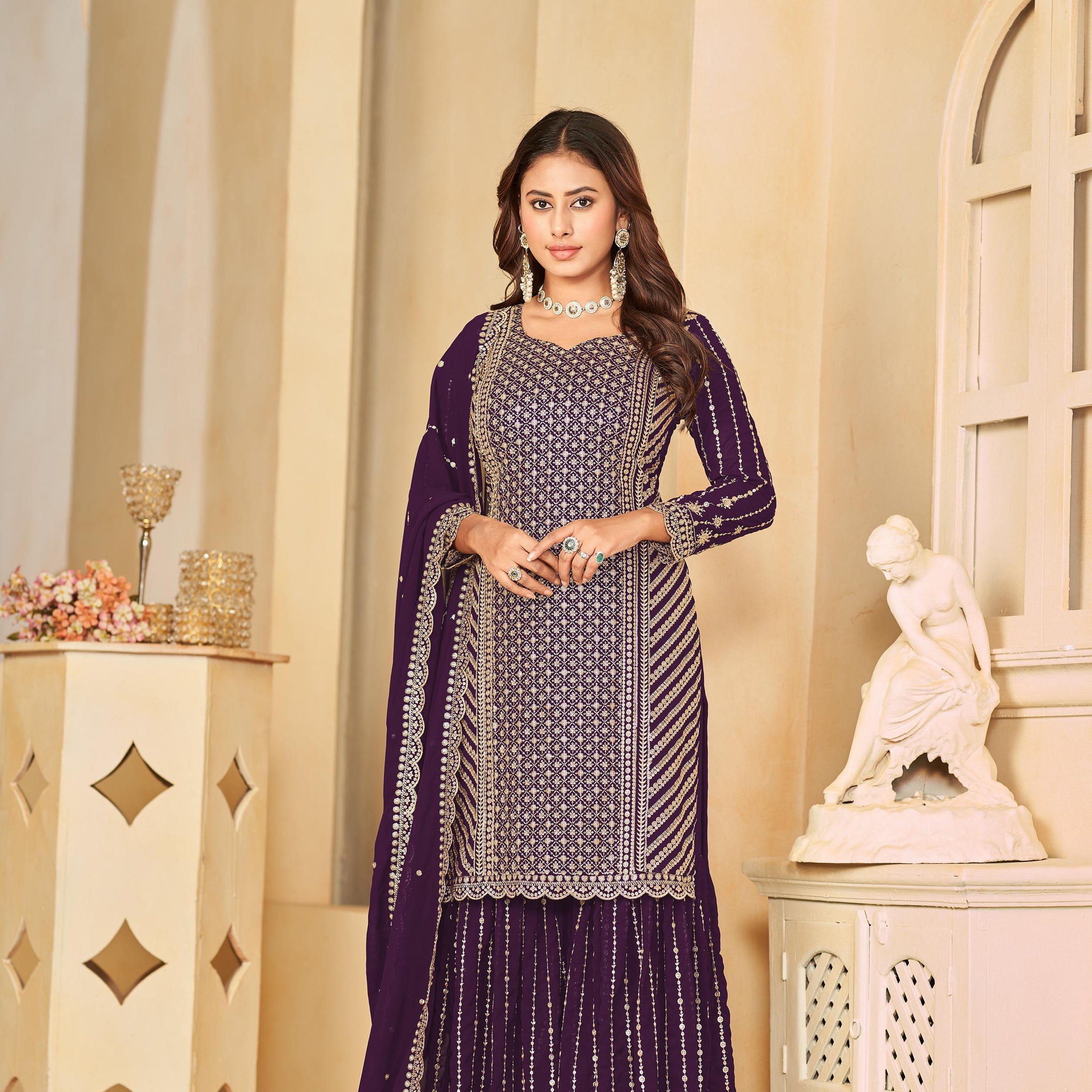 Designer Wedding Wear Latest Anarkali Salwar Suit