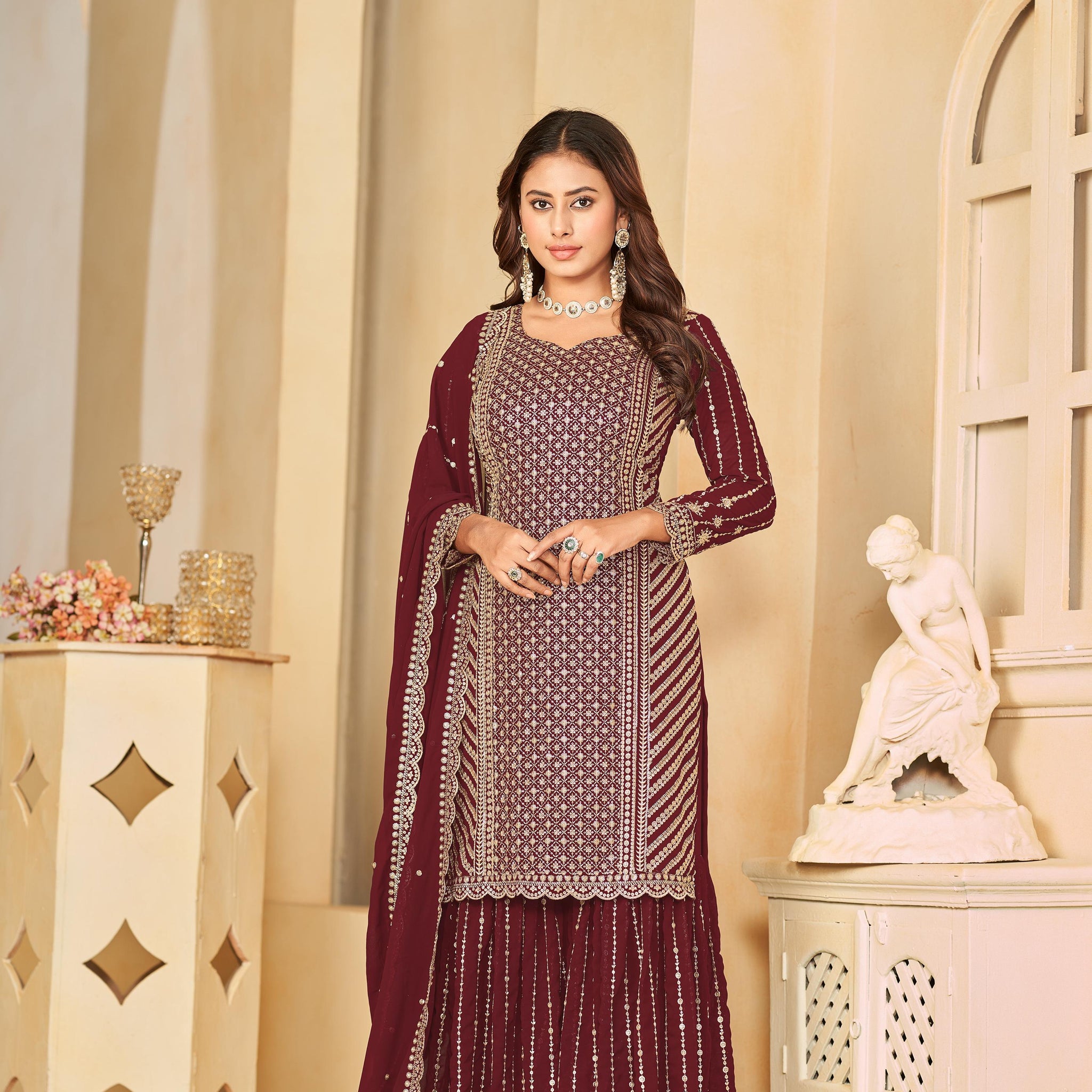 Designer Wedding Wear Latest Anarkali Salwar Suit