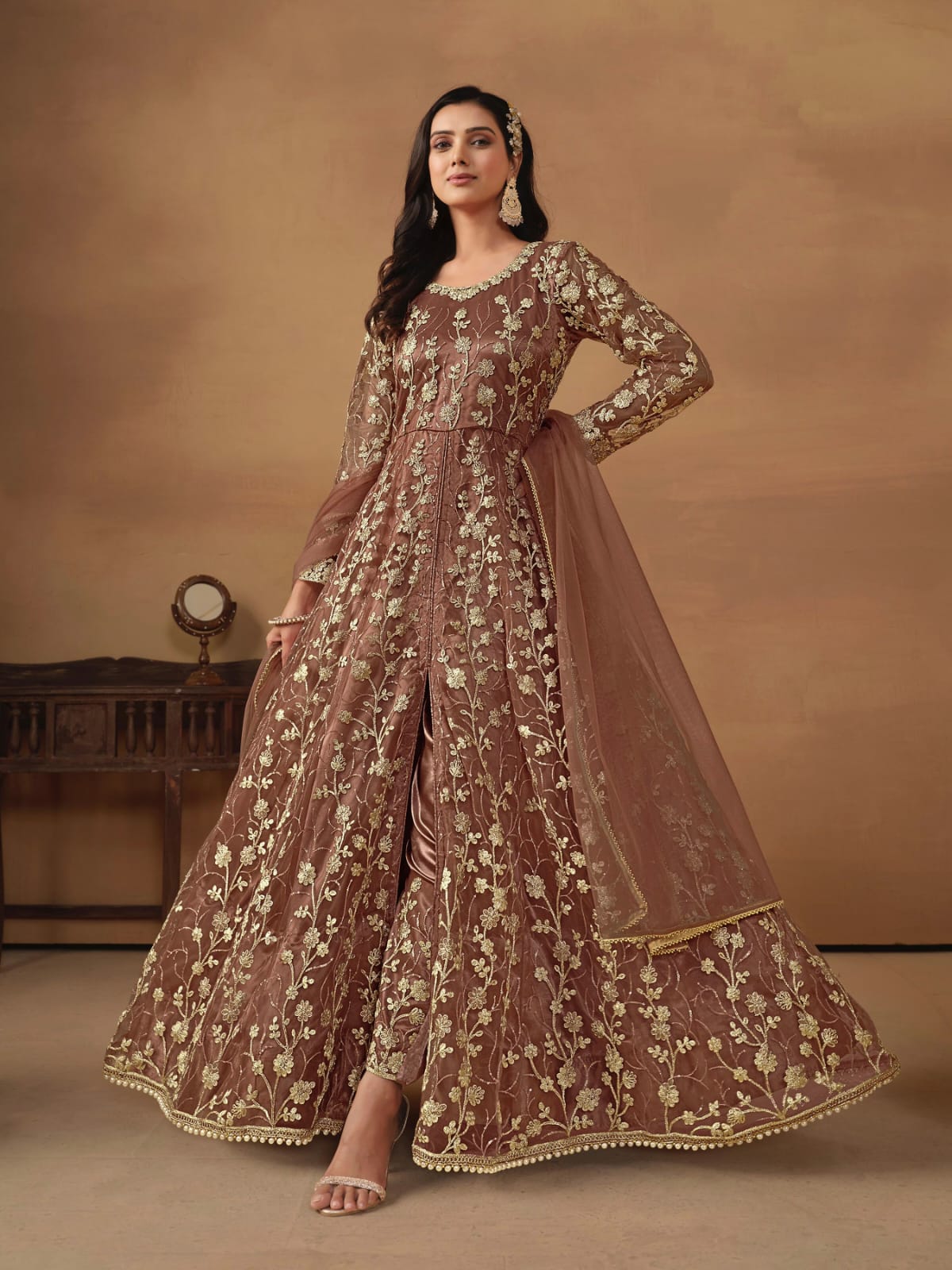 Beautiful Designer Wedding Wear Latest Anarkali Salwar Suit