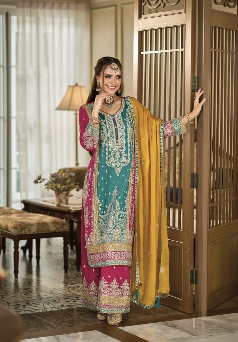 Party Wear Designer Latest Pakistani Style Salwar Suit