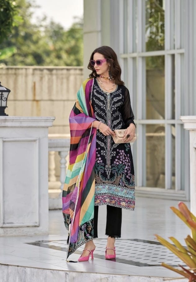 Beautiful Designer Occasion Wear Pakistani Style Salwar Suit