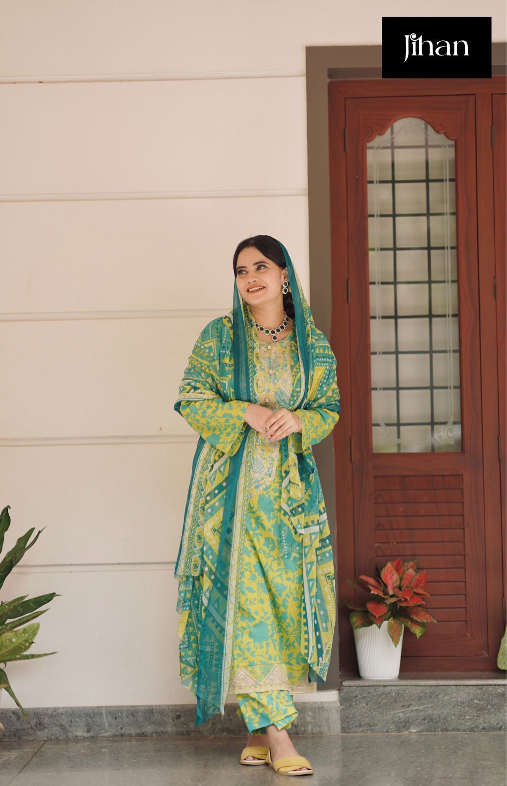 Jihan Imperial Vol 1 Pure Cotton Lawn D.No.3397