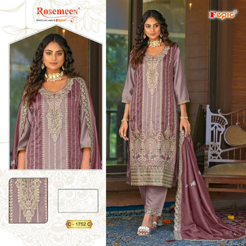 Fepic Rosemeen Designer Festive Wear Suit D.No.C-1752-C