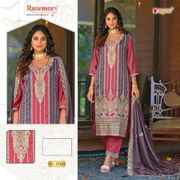 Fepic Rosemeen Designer Festive Wear Suit D.No.C-1752-A