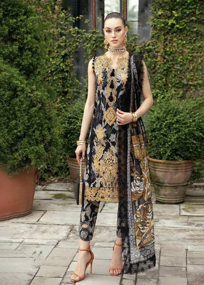 Shree Fab Riwayat Nx Vol 2 Luxury Lawn D.No.3396