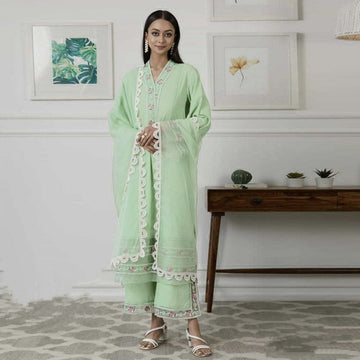 Aarsh Designer Readymade Heavy Maslin Cotton Suit D.No.AA-024-B