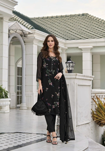 Designer Wedding Wear Latest Black Colour Salwar Suit