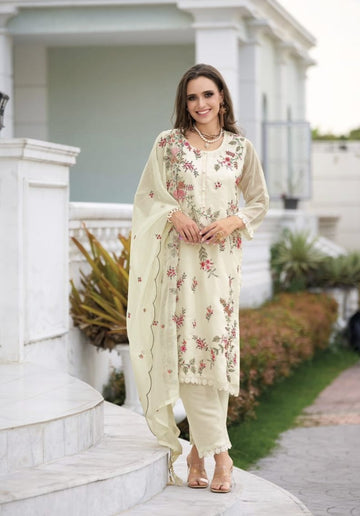 Designer Wedding Wear Latest White Colour Salwar Suit