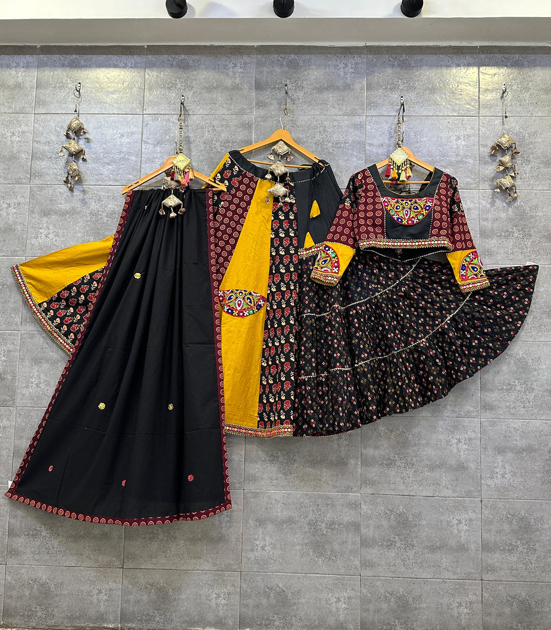 Khadi Cotton Chaniya Choli with 10-Meter Flair & Mix and Match Concept
