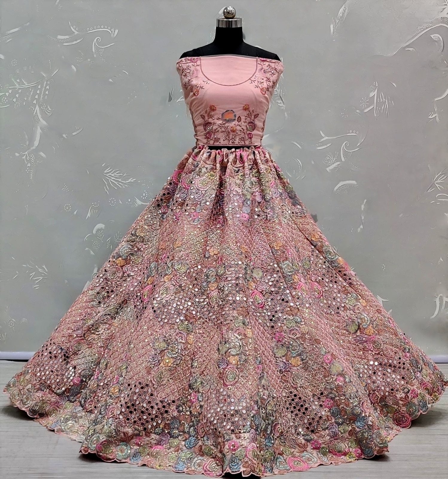 Beautiful Hand Embroidered Blouse #Lehenga | Custom made prom dress,  Designer dresses indian, Fancy dress design