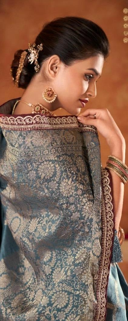 Anmol Meera Festive Wear Fancy Saree D.No 7009