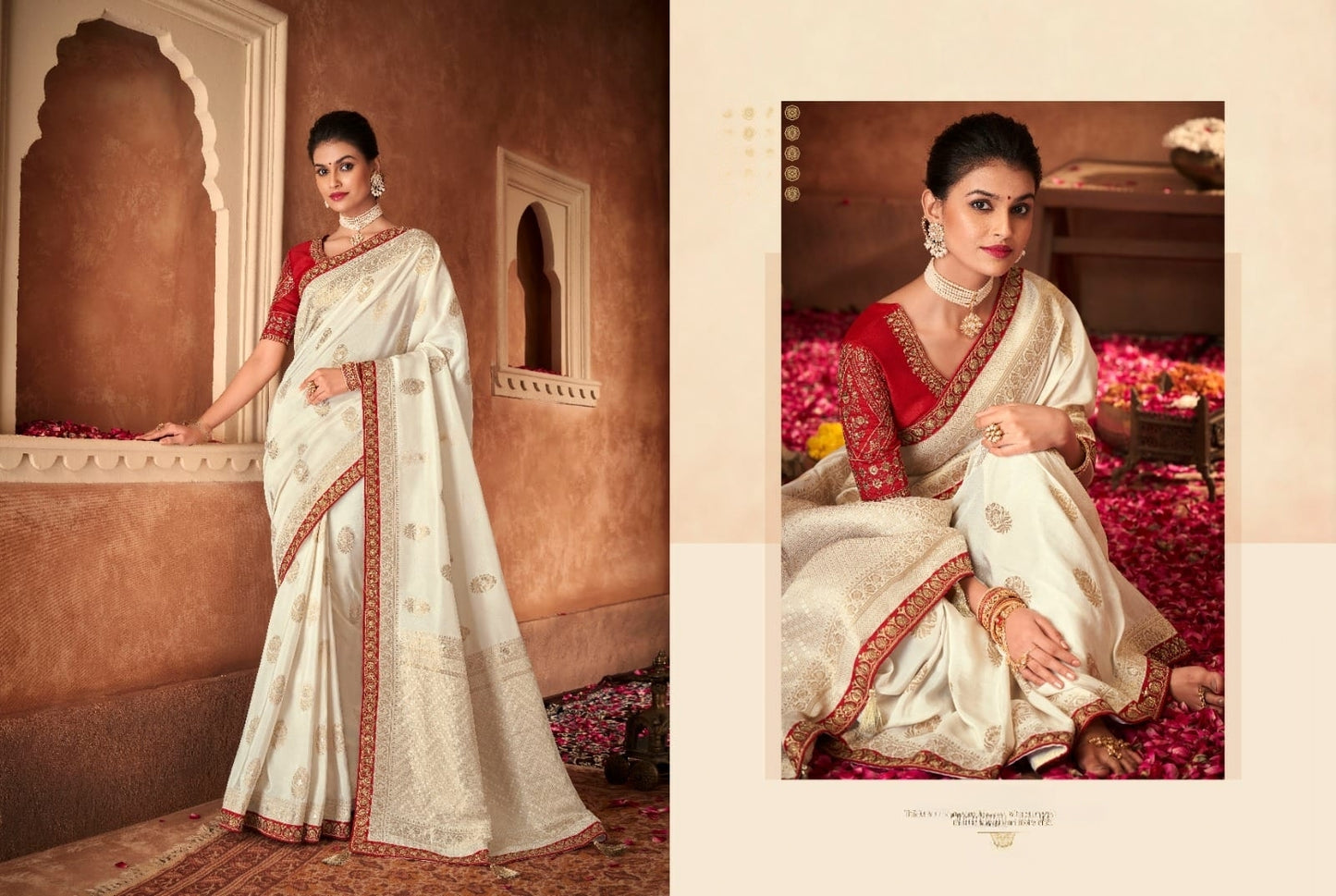 Anmol Meera Festive Wear Fancy Saree D.No 7002
