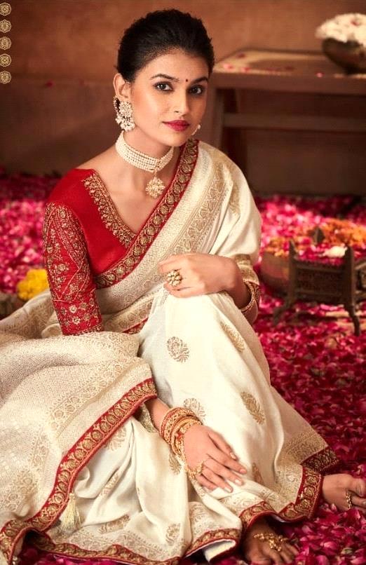 Anmol Meera Festive Wear Fancy Saree D.No 7002