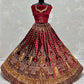 Bridal Velvet Embroidered Lehenga Choli D.No 2491-B