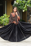 Fully Black Gujarati Chaniya Choli For Garba