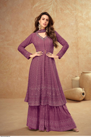 Women's Designer Party Wear Soft Georgette Silk Salwar Suit