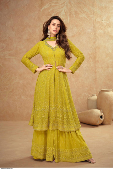 Women's Designer Party Wear Soft Georgette Silk Salwar Suit