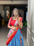 Navaratri Laheriya-Patola Print Lehenga Choli