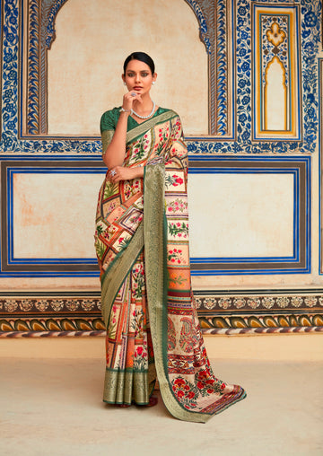 Luxurious Designer Saree in Dola Viscose for Special Occasions