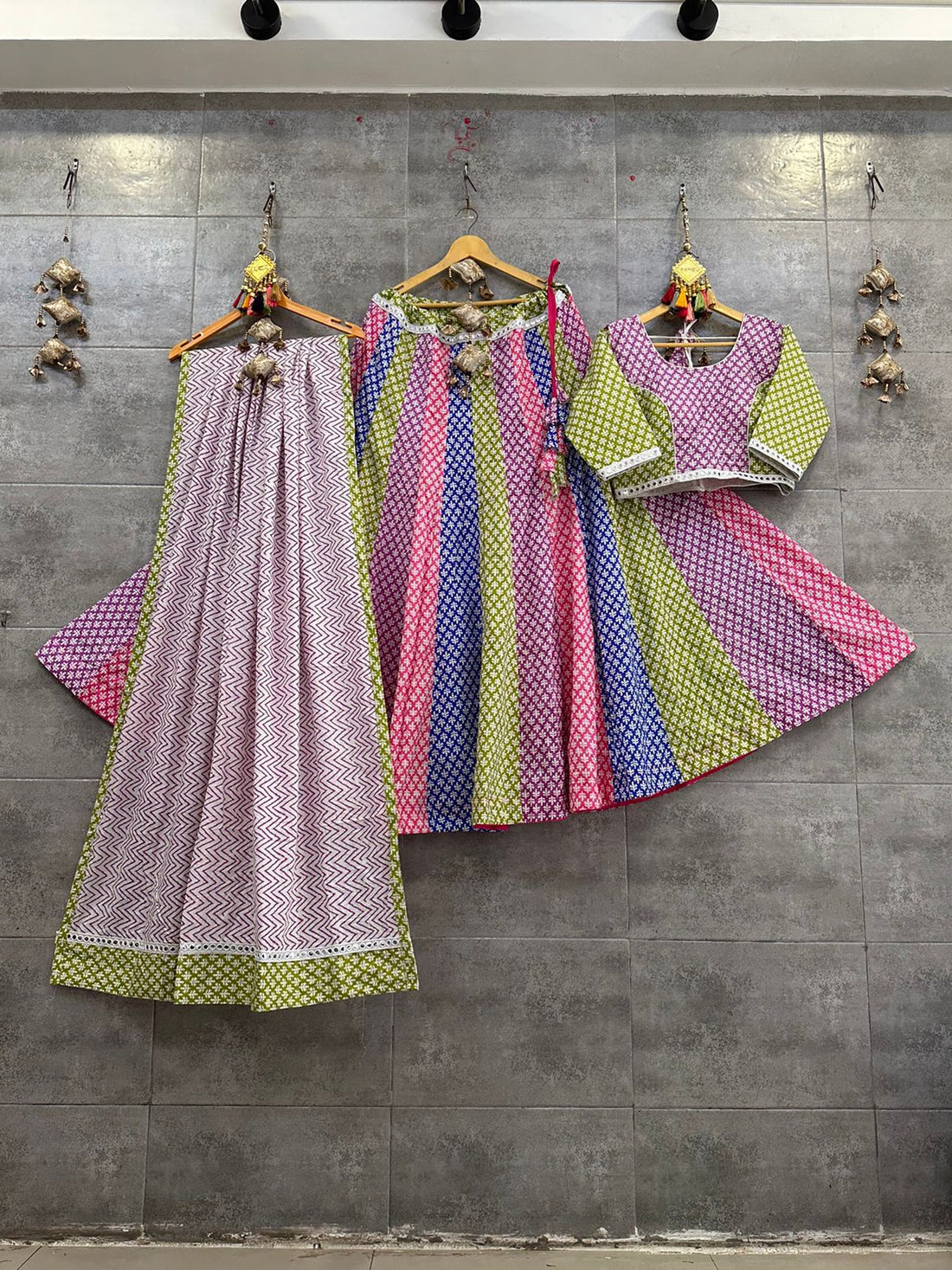 Beautiful Camric Cotton Chaniya Choli with Fancy Dupatta.