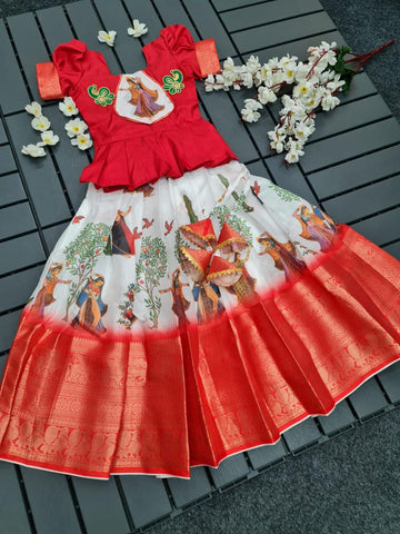 Navratri Traditional Kid's Lehenga Choli