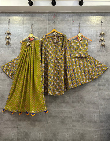 Beautiful Designer Cotton Lehenga Choli