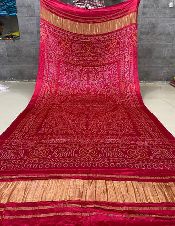 Beautiful Designer Semi Gaji Silk Dupptta