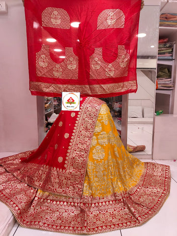 Rajasthani Traditional Dola Silk Lehenga Chunni