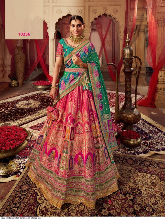 Wedding Special Looks For Royal Banarasi Lehenga Dno 10256