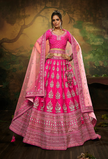 Bridal look in lehenga