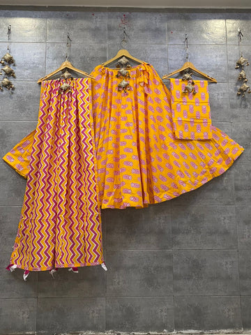 Beautiful Designer Cotton Lehenga Choli