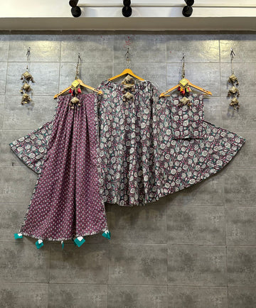 Beautiful Designer Cotton Lehenga Choli