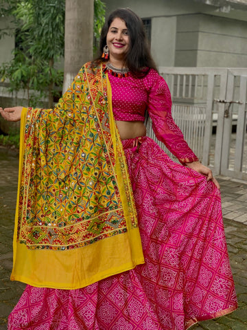 Pavitra Bandhej Navratri Lehenga Choli