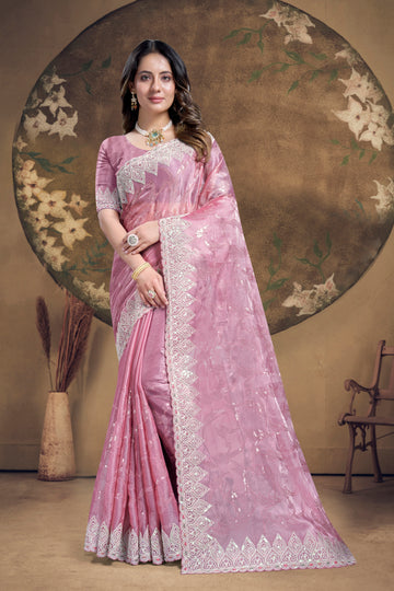 Beautiful Designer Occasion Wear Jimmy Choo Silk Saree