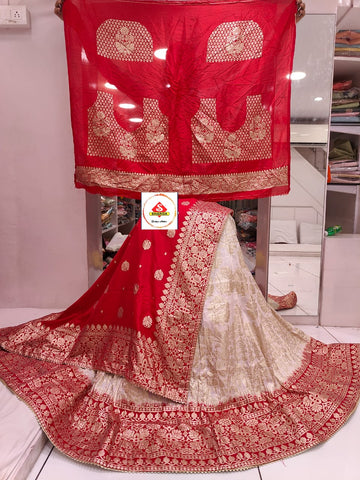 Rajasthani Traditional Dola Silk Lehenga Chunni