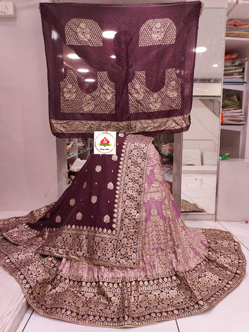 Rajasthani Traditional Dola Silk Lehenga Chunni