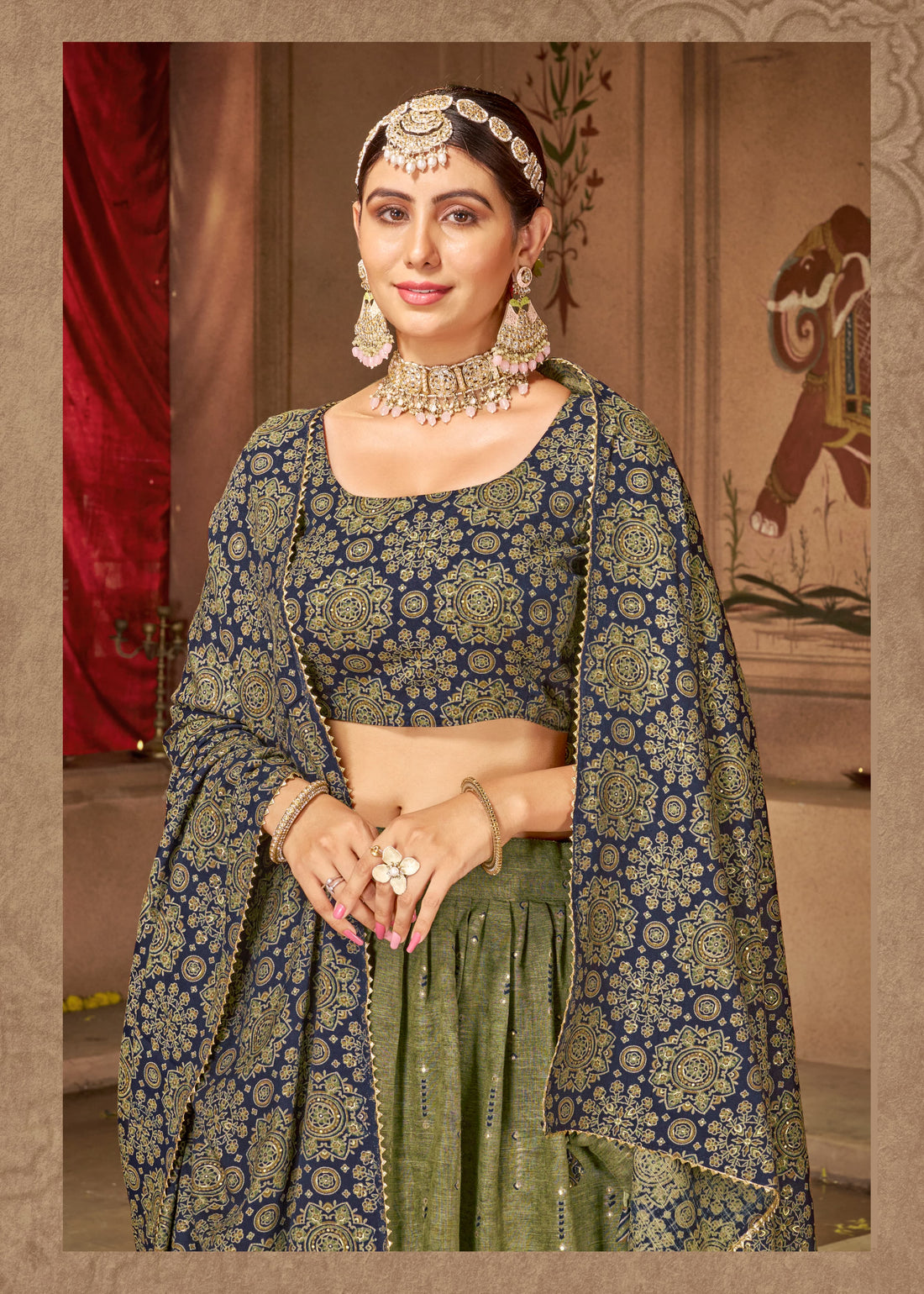 Beautiful Traditional Shubharambh Cotton Lehenga Choli