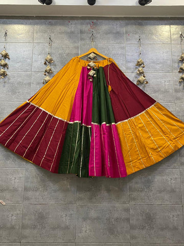 Party Wear Mutli Colour Reyon Lehenga Choli