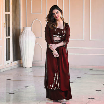 Designer Ethnic Wear Sharara Suit