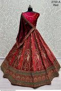 Heavy Velvet Bridal Wedding Lehenga Choli