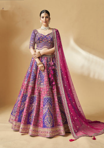 Designer Wedding Wear Pure Handwork Bridal Lehenga Choli