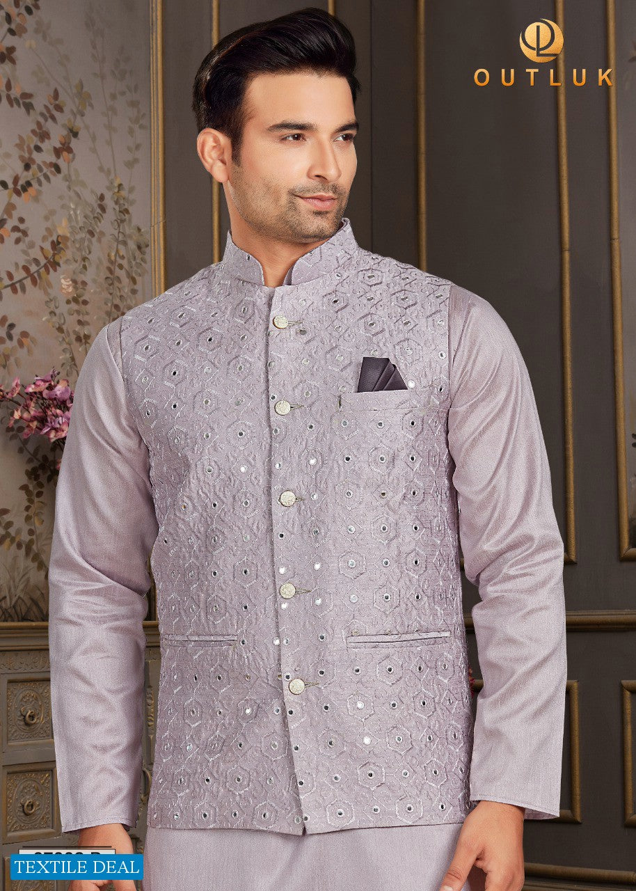 Men Orange Woven Design Nehru Jacket – Sanwara Fashions