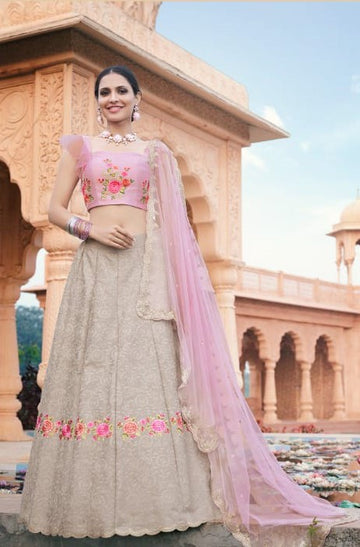 NAKKASHI KASAK DESIGNER LEHENGA D.NO - 4223 Anant Tex Exports Private Limited