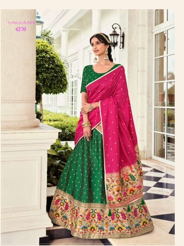 Nakkashi Designer Banarasi Lehenga Series 4270 To 4278 Anant Tex Exports Private Limited