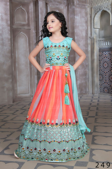 Designer Partywear Kidswear Lehenga Choli Aaradhna vol 35 249 Anant Tex Exports Private Limited