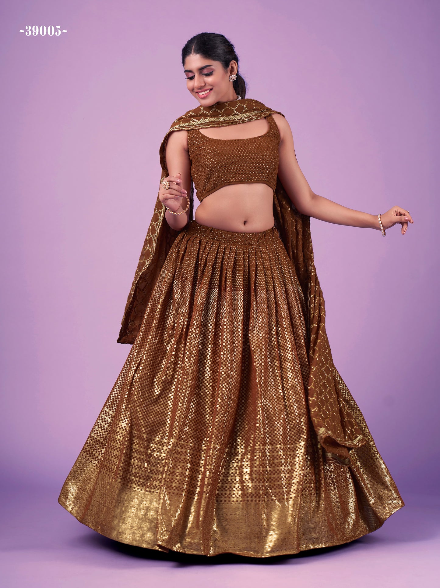 ARYA CINDRELLA VOL -14 DESIGNER LEHENGA D.NO 39005 Anant Tex Exports Private Limited