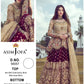 ASIM JOFA D NO 56057 A B C D BUTTERFLY NET WITH HEAVY EMBROIDERY SUIT Anant Tex Exports Private Limited
