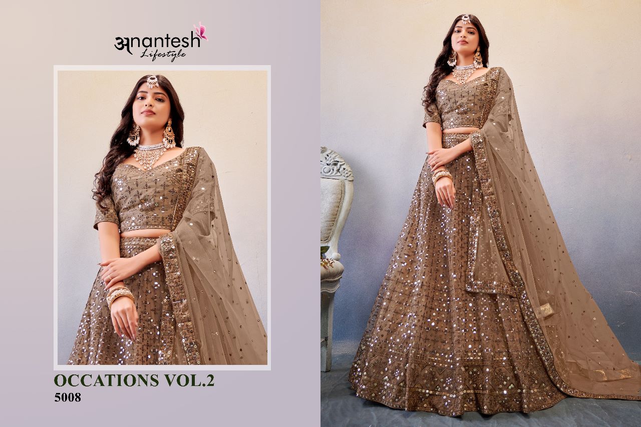 ANANTESH LIFESTYLE NEW CATALOG OCCASIONS VOL 2 PREMIUM WEDDING COLLECTION DNO 5007 Anant Tex Exports Private Limited