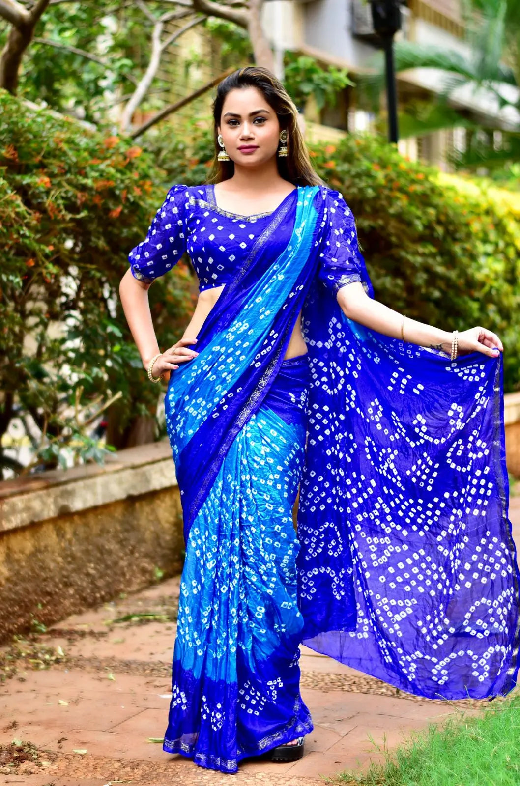 Bandhani Saree | Traditional Gujarati & Rajasthani Bandhej Sari