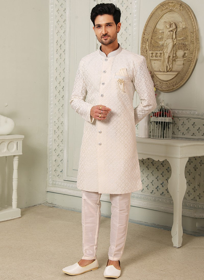 Party Wear Nawabi Indo Western Suit Anant Tex Exports Private Limited